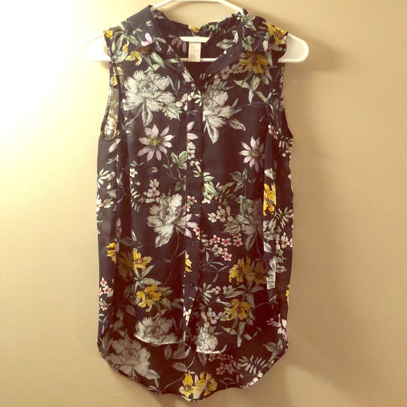 Low-High Sheer Shirt - Picture 1 of 3